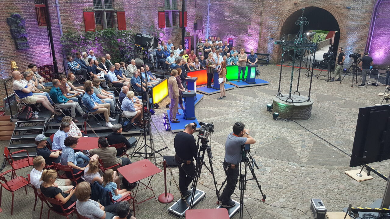 shoot van Grote geschiedenis quiz op slotplein