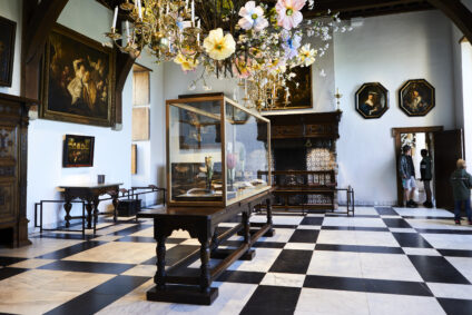 Ridderzaal bloemen versiering lente thema