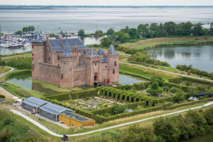 Kasteel luchtfoto
