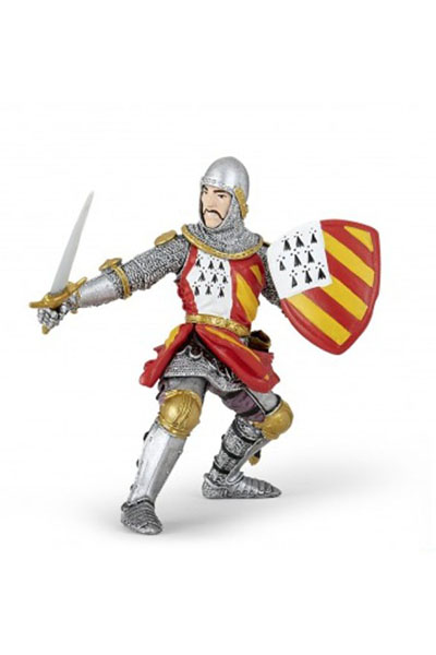ridder met zwaard en schild